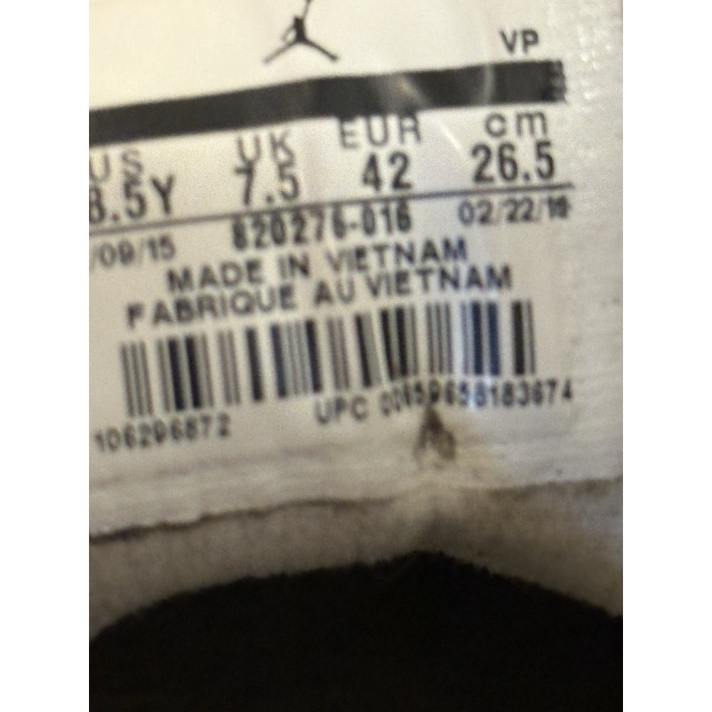 Nike Boys Jordan Jump man Size‎ 8.5y - Picture 8 of 9